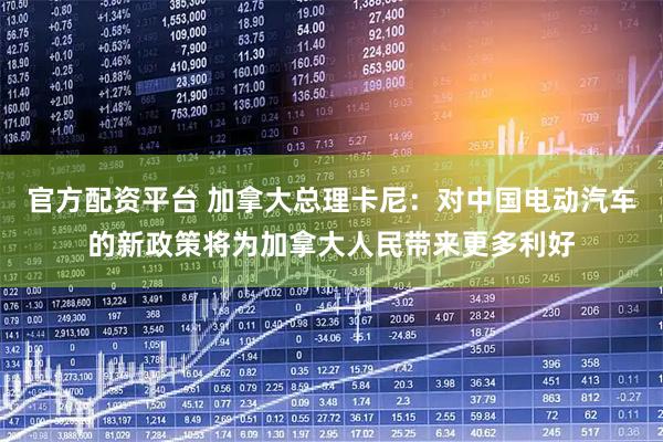 官方配资平台 加拿大总理卡尼：对中国电动汽车的新政策将为加拿大人民带来更多利好